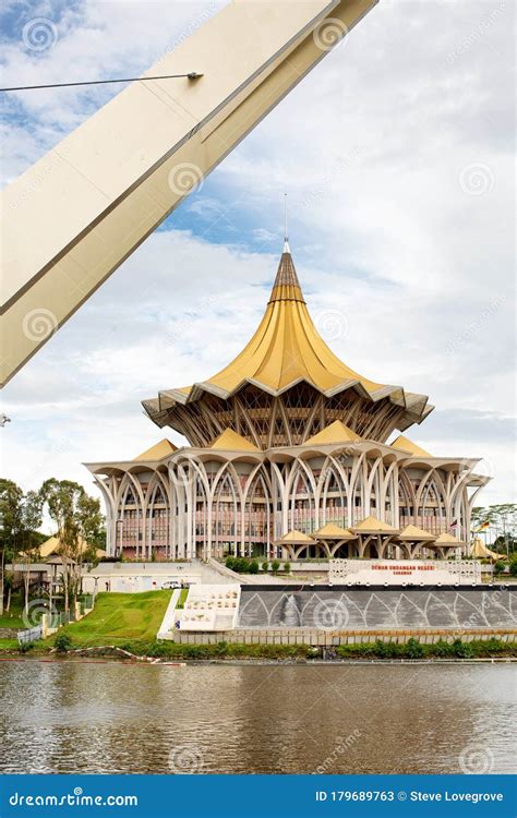 View of the Sarawak State Legislative Assembly Building Editorial Stock ...