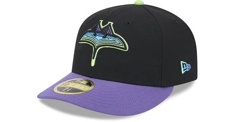 Ktz Tampa Bay Rays City Connect Low Profile Fifty Fitted Hat In