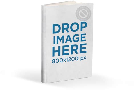 Download E-book Cover Mockup Template Over Transparent Background - 3d ...