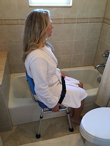 Sliding Shower Chair Hydroglyde Premium Heavy Duty Padded Bathtub