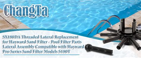 Sx180da Pool Filter Parts Lateral Assembly Compatible With Hayward Pro Sand Filter Series S180t