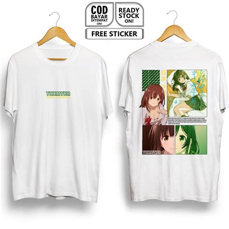 Jual KAOS SAYU OGIWARA HIGEHIRO WAIFU ANIME MANGA MIYUKI YOSHIDA HIGE