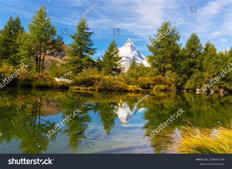 Beautiful Landscape Swiss Alps Summer Matterhorn Stock Photo 2188410149