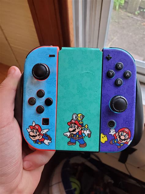 Got A Special Mario 35th Anniversary Skin For My Joy Cons With My Copy