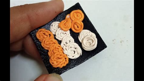 Diy Miniature Indian Savories Tutorial How To Make Clay Ft