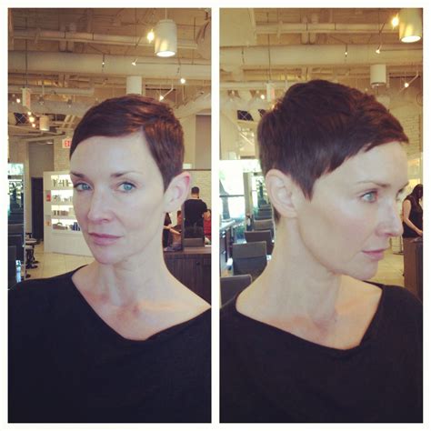 Pixie Haircut By Theresa Przybyla Short Sassy Hair Very Short Hair Short Pixie Short Hair