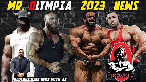 Mr Olympia Chris Bumstead Derek Lunsford Hadi Choopan Aj