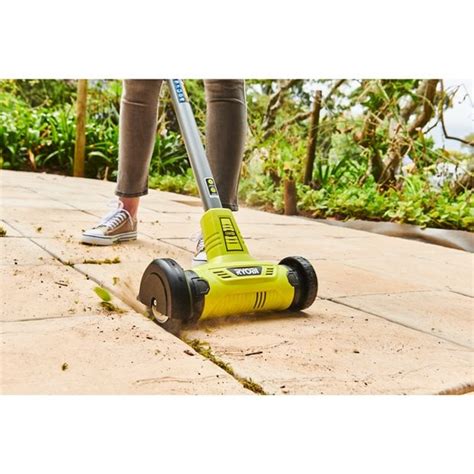 Patio Cleaner With Wire Brush Cordless Ryobi Ry18pca 120