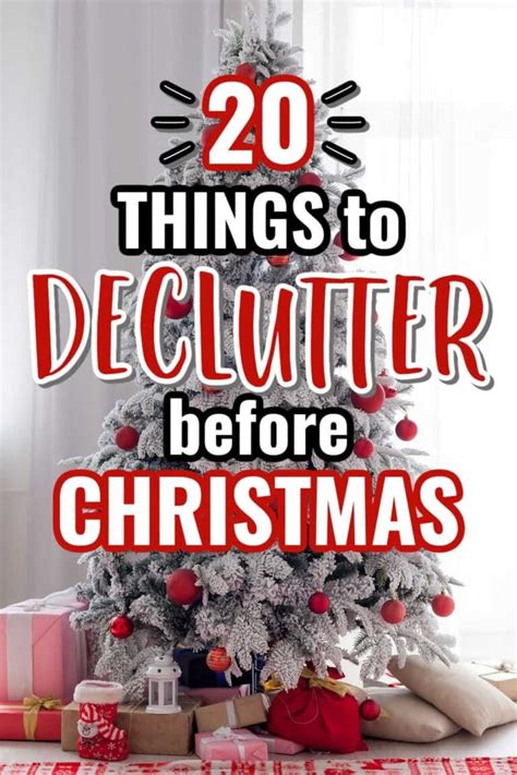 Things To Declutter Before Christmas A Reinvented Mom