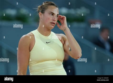 Aryna Sabalenka Against Mirra Andreeva During Her Quarter Final Match