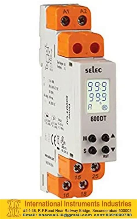 Selec 600DT Din Rail Digital Timer At Rs 1250 Piece Selec DIN Rail On