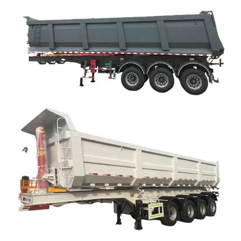 Coal Grain Rear Hydraulic Tipper Trailer 40t Dump Trailer Tipping Dump