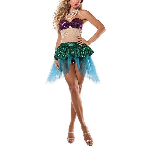 Vashejiang Adult Sexy Mermaid Tail Costume Women Sexy Ariel Mermaid