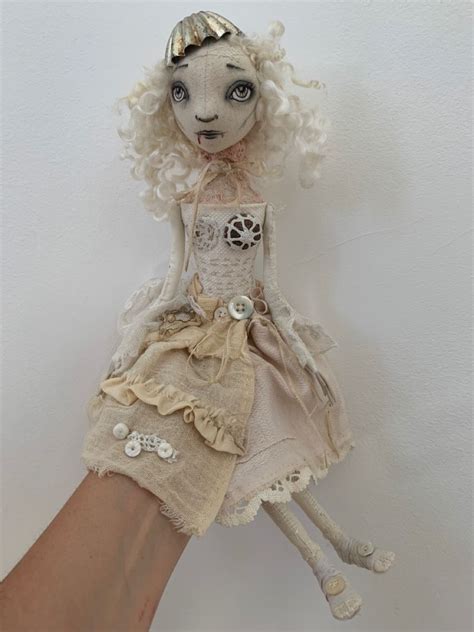 Ooak Art Doll Art Dolls Handmade Ghost Bride Textile Art Dolls