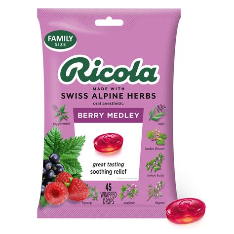 Ricola Herb Cough And Throat Drops Ricola