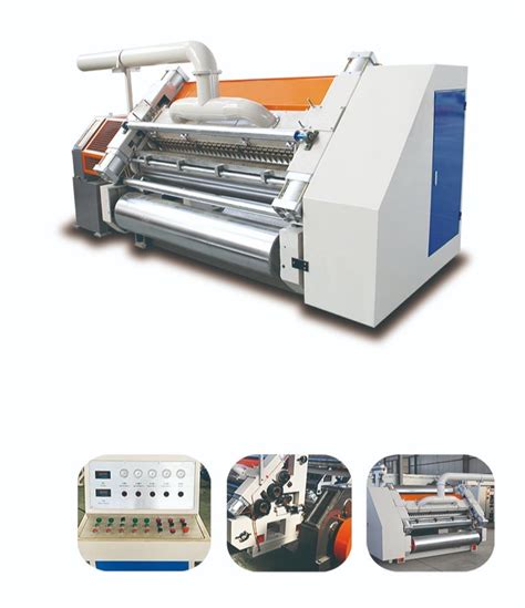 Ravi M Min Single Facer Fingerless Paper Corrugation Machine For