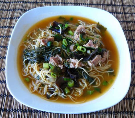 Scharfe Asiatische Nudelsuppe Mit Schweinefleisch Katha Kocht