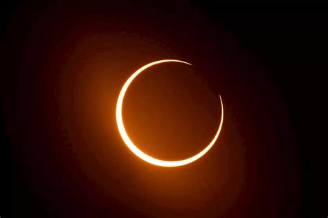 Photos Rare Ring Of Fire Solar Eclipse Pulled Crowds Of Spectators Across The Country