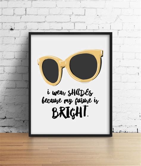 Items Similar To Sunglasses Poster Summer Print Sassy Quote Funny