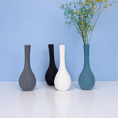 Solid Color Ceramic Vases For Flowers Ceramic Vase Home Decor Etsy