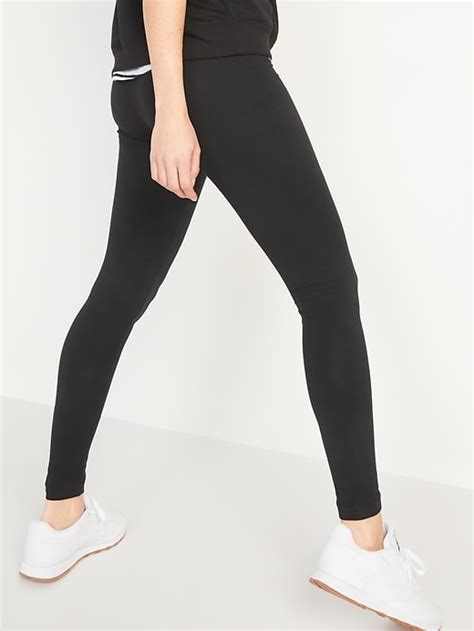 Mid Rise Jersey Leggings For Women Old Navy