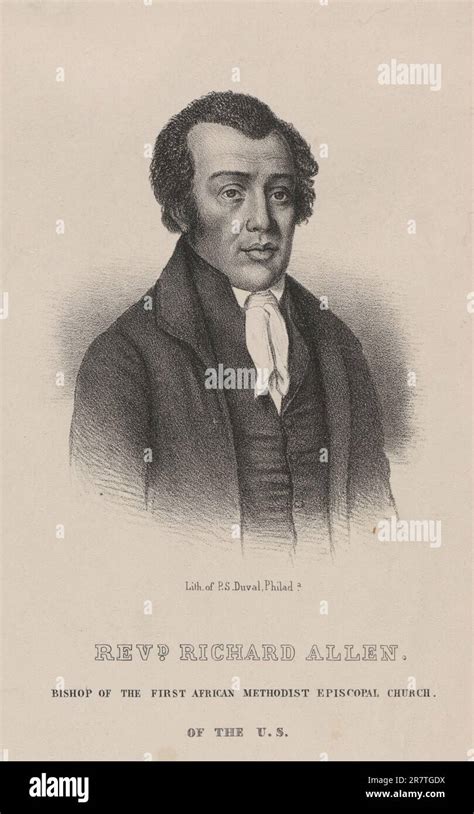 Bishop Richard Allen c. 1840 Stock Photo - Alamy