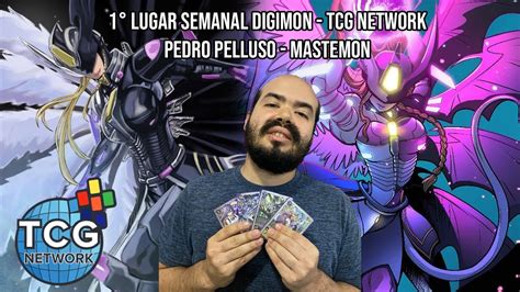 1 Lugar Semanal Digimon TCG Network Pedro Pelluso Mastemon Deck