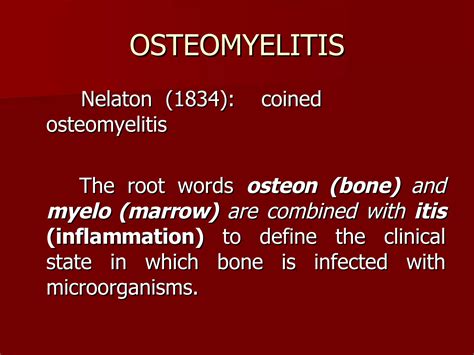 Osteomyelitis In Adults Ppt