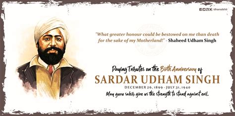 Birthday Udham Singh Dhansikhi