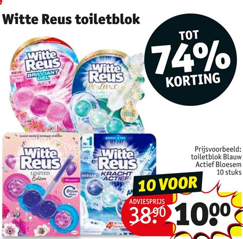 Witte Reus Toiletblok Aanbieding Bij Kruidvat