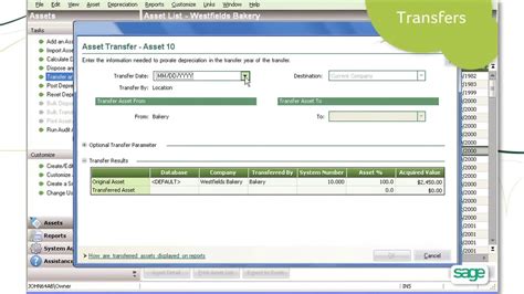 Sage Fixed Assets Depreciation Overview Youtube