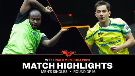 Quadri Aruna Vs Hugo Calderano MS R16 WTT Finals Men Doha 2023