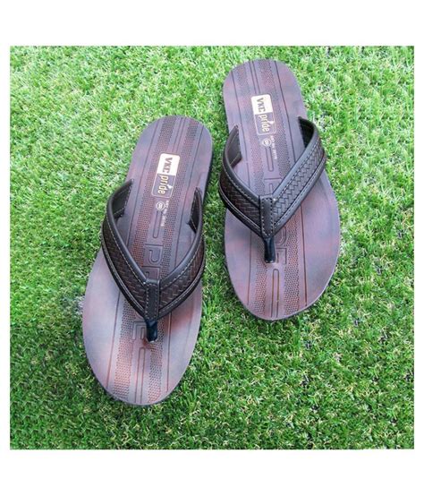 Vkc Pride Brown Synthetic Leather Sandals Price In India Buy Vkc Pride Brown Synthetic Leather