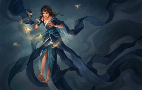 Spirits By Sandara On Deviantart Art Fantasy Artwork Fantasy Paintings