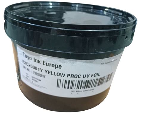 Yellow UV Ink BP ITX Free Toyo Ink Arets For Offset Printing