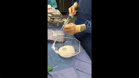 Breast Reconstruction Removing Air From A Tissue Expander Before Insertion Youtube