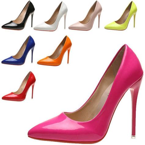 Womens High Heels Formal Shoes Stilettos Heel Pointed Toe Party Shoes