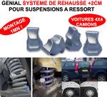 4 5 CM Kit De Rehausse 4 5 Cm Pour Suspension A Ressorts Montage