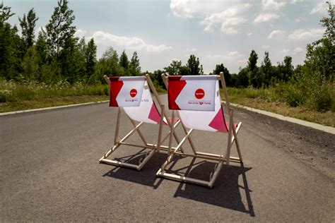 Bedruckter Liegestuhl Mit H Ngetuch Promostuhl