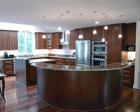 Curved Kitchen Island Pictures