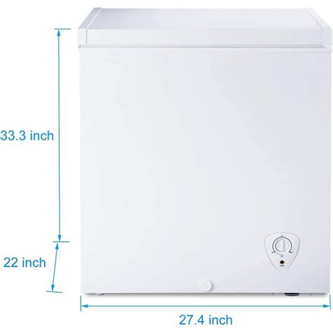 Deep Freezer Smeta Chest Freezer Cu Ft Thermostat Control