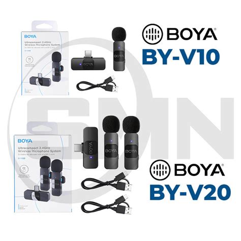 Jual Boya By V10 V20 Ultracompact 2 4Ghz Wireless Microphone Android