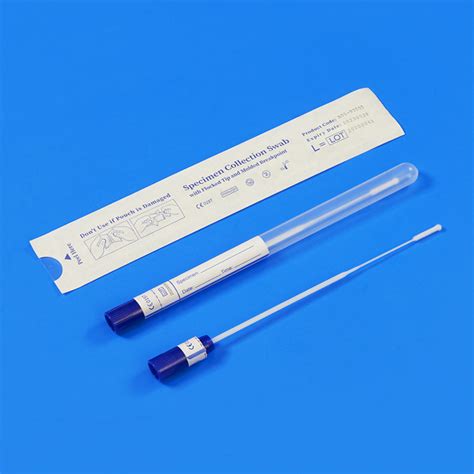 Fda Ce Approved Flocked Nasal Swab Sterile Nasopharyngeal Nylon Swab