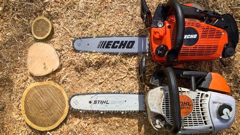 Stihl Ms201T Vs Echo CS 362 TES Top Handle Chainsaw Comparison YouTube