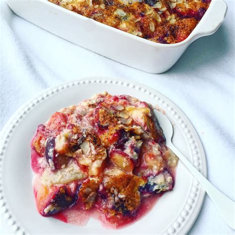 Mes Recettes Sans Gluten Mais Plaisir Gratin De Fruits Prunes