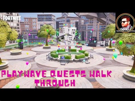 FORTNITE ALL PLAYWAVE QUESTS EASY WALK THROUGH YouTube