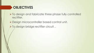 Fully Control Rectifier Ppt