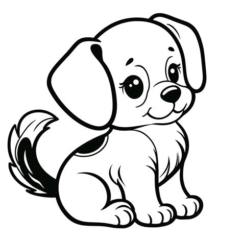 Desenhos De Cachorrinho Adorável Para Colorir E Imprimir Colorironlinecom