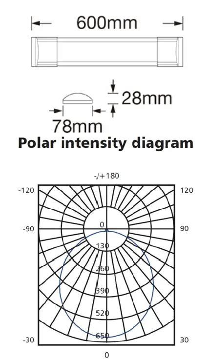 Verbatim 21W600mm Outdoor LED Integrated Batten User Manual