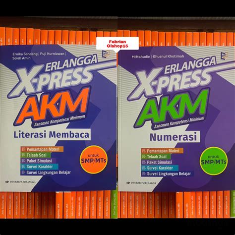 Jual Buku Erlangga X Press Akm Asesmen Kompetensi Minimum Smp Mts